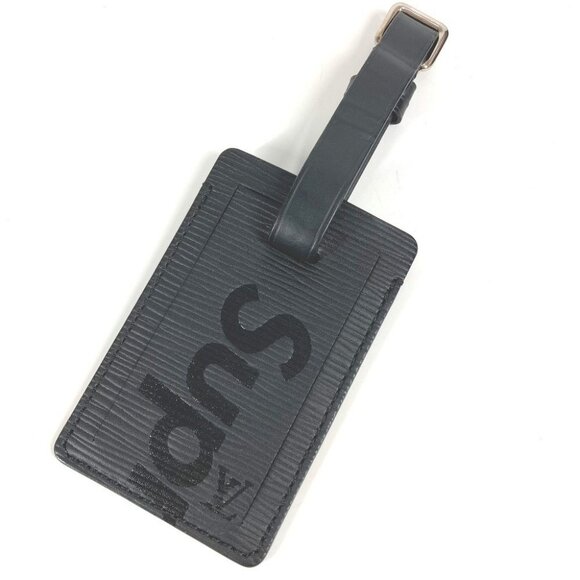 LOUIS VUITTON M67726 Epi Supreme collab Bag Charm Key Holder Name tag - Picture 6 of 8